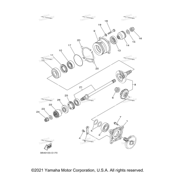 MIDDLE DRIVE GEAR