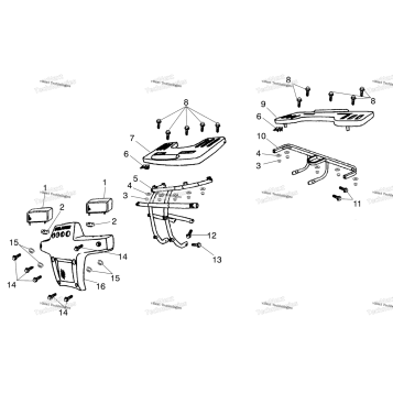 BUMPER/RACKS A03FA09CA/CC/CD