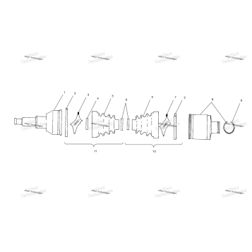 REAR DRIVE SHAFT