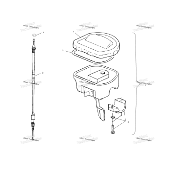 CONTROLS THROTTLE ASM./CABLE