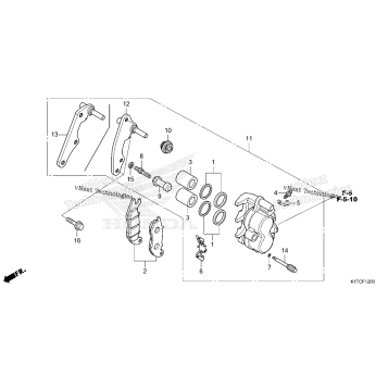 FRONT BRAKE CALIPER