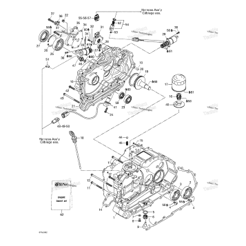 CLUTCH HOUSING AND COVER