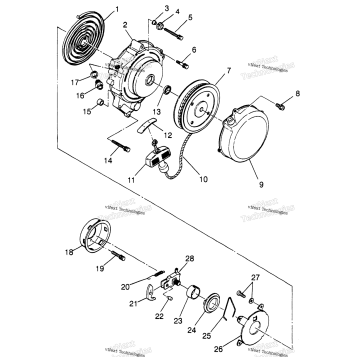 RECOIL STARTER TRAIL BLAZER (4940124012D007)