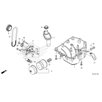 OIL PAN@OIL PUMP