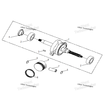 ENGINE, CRANKSHAFT & PISTON