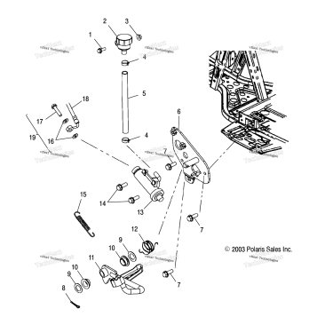 REAR MASTER CYLINDER/FOOT PEDAL
