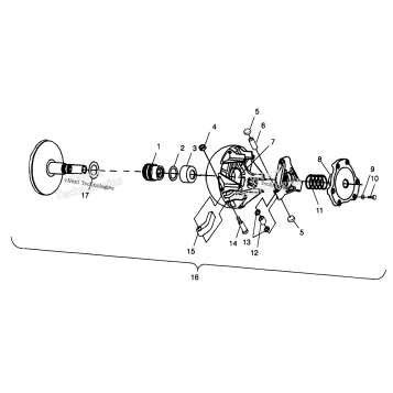 DRIVE CLUTCH A99CH45IA