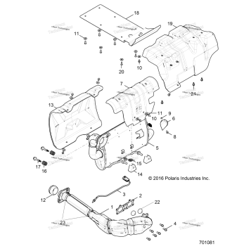 ENGINE, EXHAUST SYSTEM