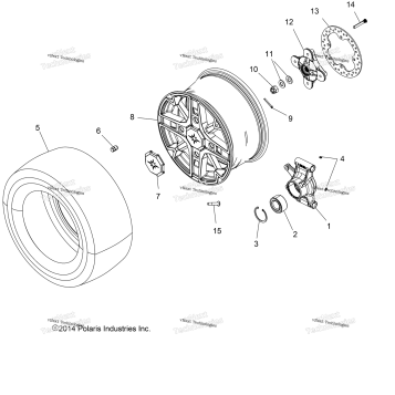 WHEELS, REAR & HUB