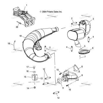EXHAUST /7CSA/NP7CS/7CSA/7CSB/NE8CS/8CSA/NP8CS/8CSA/8CSB