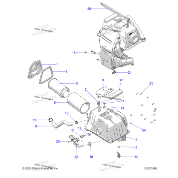 ENGINE, AIR INTAKE