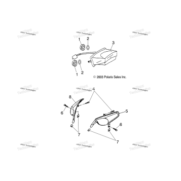 HEADLIGHT/BRAKELIGHT /CB