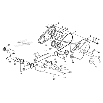 CLUTCH COVER ASSEMBLY 4X4 350L