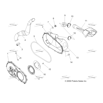 BODY, CLUTCH COVER