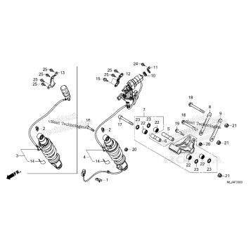 REAR SHOCK ABSORBER