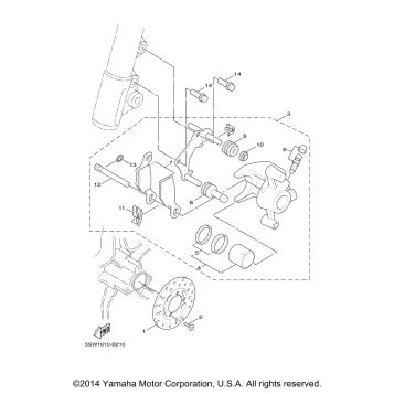 FRONT BRAKE CALIPER