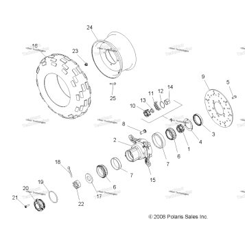 WHEEL, FRONT
