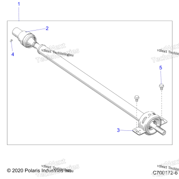 DRIVE TRAIN, REAR PROP SHAFT