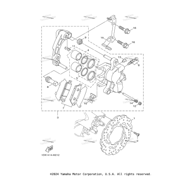 FRONT BRAKE CALIPER