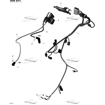 ENGINE HARNESS AND ELECTRONIC MODULE