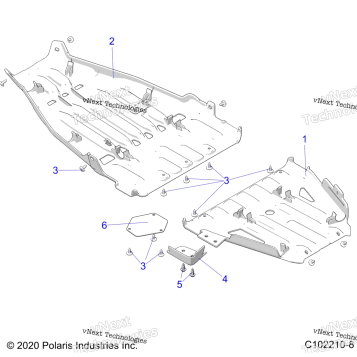BODY, SKID PLATES