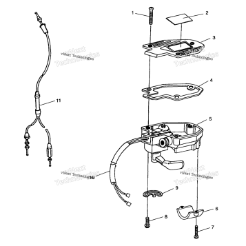 CONTROLS THROTTLE ASM./CABLE