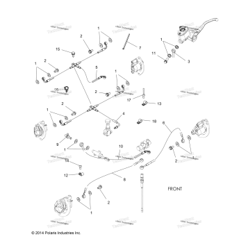 BRAKES, BRAKE LINES