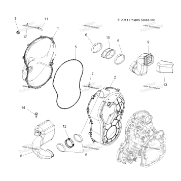 BODY, CLUTCH COVER