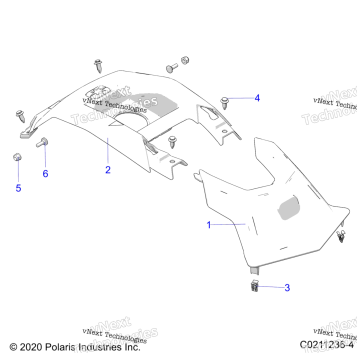 BODY, FRONT COVER