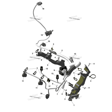 ROTAX - ENGINE HARNESS AND ELECTRONIC MODULE