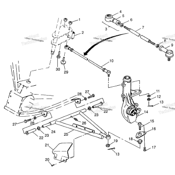 AARM/STRUT MOUNTING MAGNUM 6X6 W97AE42A & SWEDISH MAGNUM 6X6