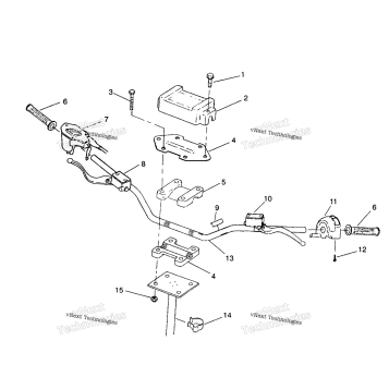 STEERING HANDLEBAR 6X6 250