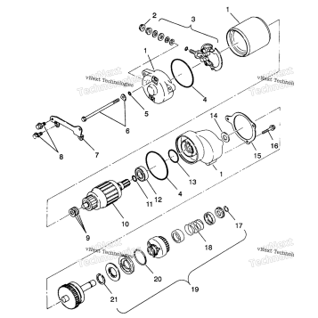 STARTING MOTOR 4X4 350L