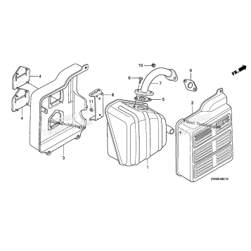 OTHER PARTS (MUFFLER, MUFFLER GASKET, MUFFLER PROTECTOR)