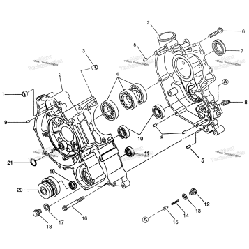 CRANKCASE MAGNUM 4X4 & SWEDISH MAGNUM 4X4 S968144