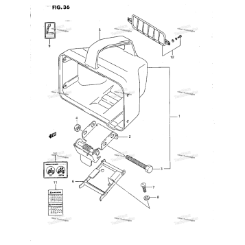 HEADLAMP HOUSING