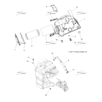 ENGINE, AIR INTAKE