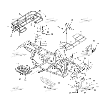 BUMPER/RACK MOUNTING SPORTSMAN 4X4