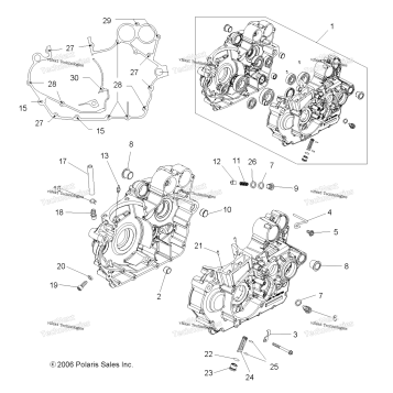 ENGINE, CRANKCASE