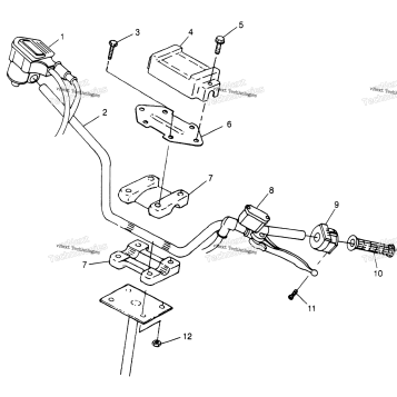 HANDLEBAR SPORT 400L W97BA38C & TRAIL BLAZER