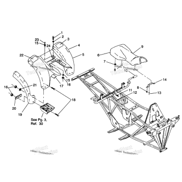 REAR CAB ASSEMBLY 6X6 350L