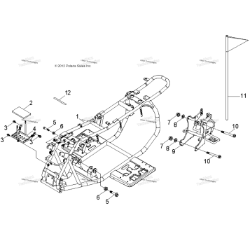 CHASSIS, FRAME & SWING ARM
