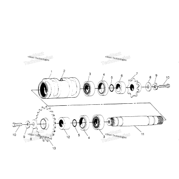 CENTER TIGHTENER ASSEMBLY SCRAMBLER