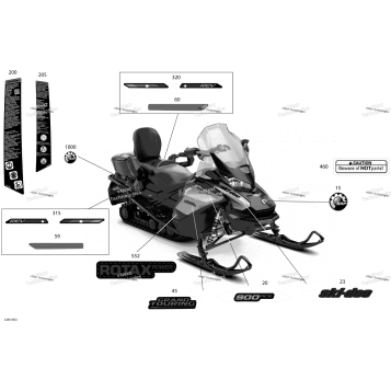 DECALS - PACKAGE SPORT