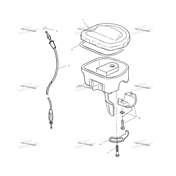 CONTROLS THROTTLE ASM/CABLE ALL OPTIONS