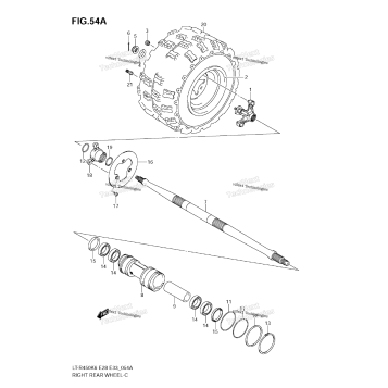 RIGHT REAR WHEEL (MODEL K8/K9)