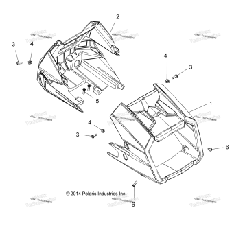 BODY, HEADLIGHT POD