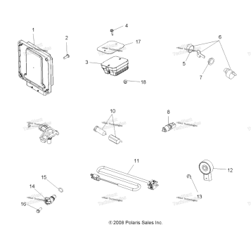 ELECTRICAL, SWITCHES, SENSORS, ECU & CONTROL MODULES