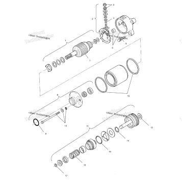 STARTING MOTOR /AB