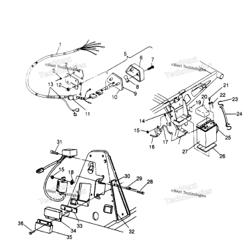 ELECTRICAL/TAILLIGHT ASSEMBLY 2X4 300